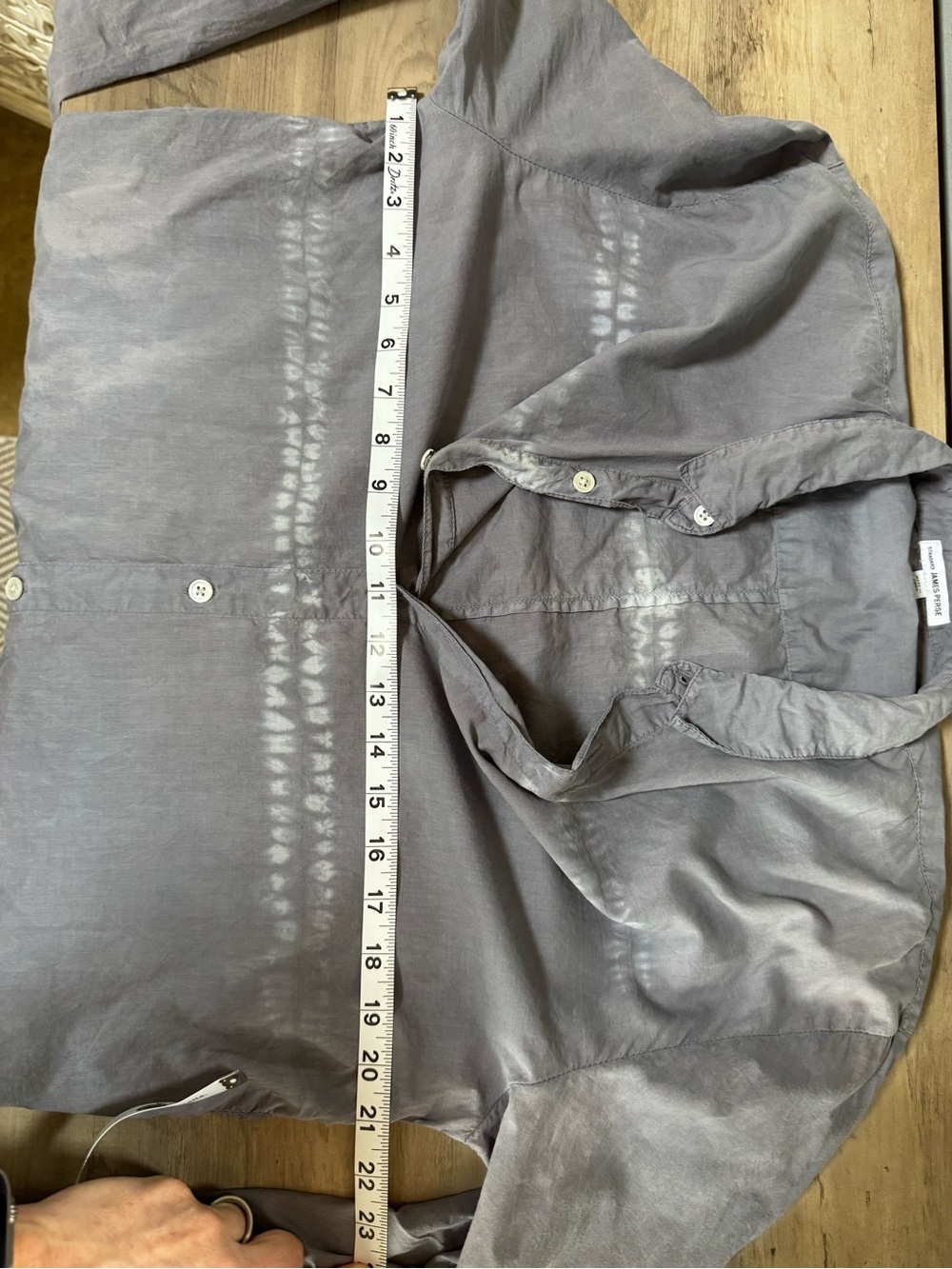 James Perse Gray Button-Up Shirt - Picture 7 of 9